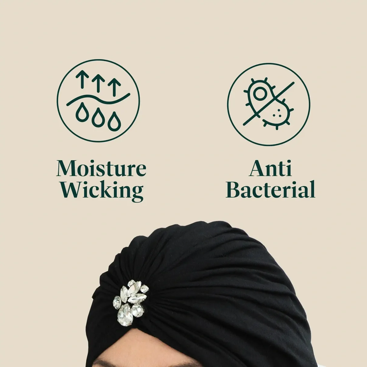 Features of Celine Black White Diamond Chemo Turban